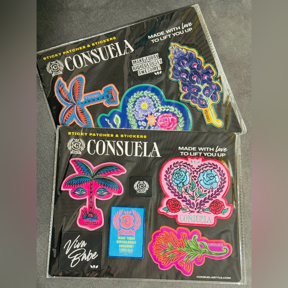 2-Packs of Consuela Sticky Patches & Stickers